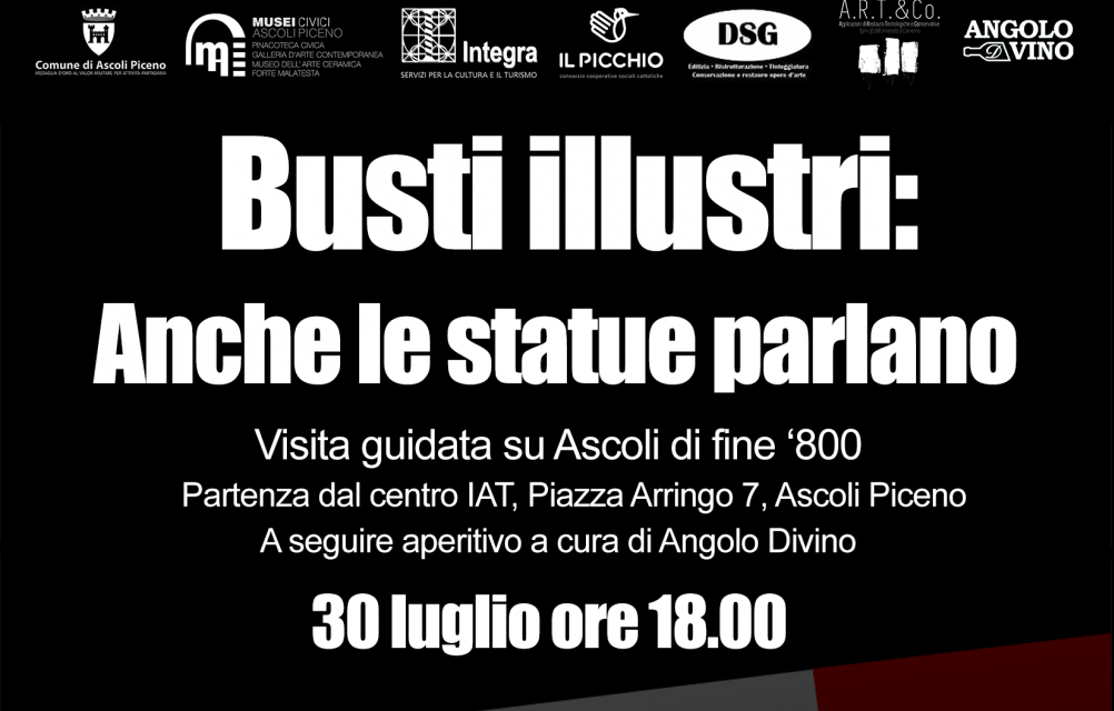 Busti Illustri: ai Giardini dell’Arengo le statue rivivono