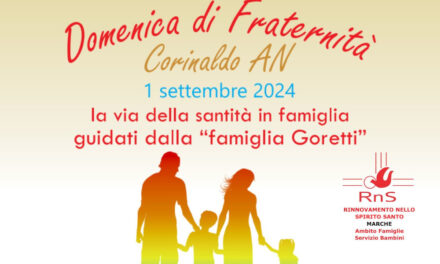 Rinnovamento dello Spirito: domenica di Fraternità a Corinaldo